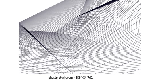 abstract architecture, vector background