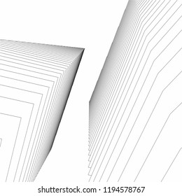 abstract architecture, vector background