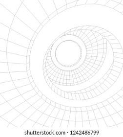 abstract architecture, vector background