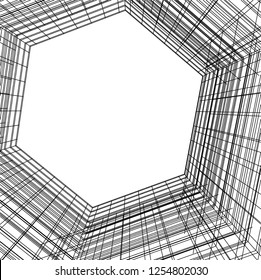 abstract architecture, vector background