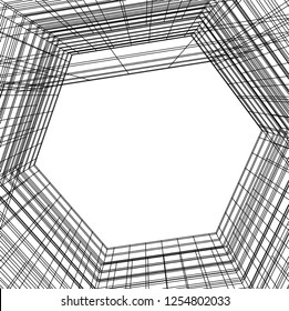 abstract architecture, vector background