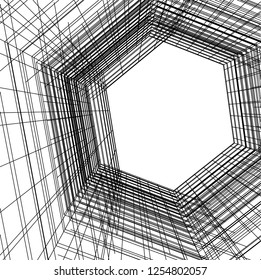 abstract architecture, vector background