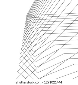 abstract architecture, vector background