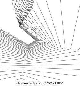 abstract architecture, vector background