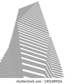abstract architecture, vector background