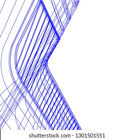 abstract architecture, vector background