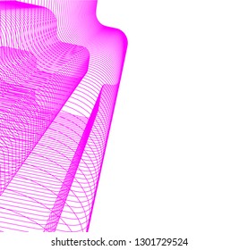 abstract architecture, vector background