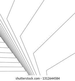 abstract architecture, vector background