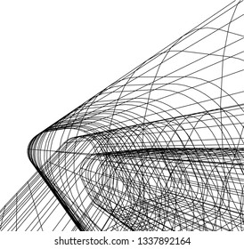 abstract architecture, vector background