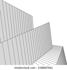 abstract architecture, vector background