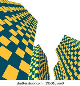 abstract architecture, vector background