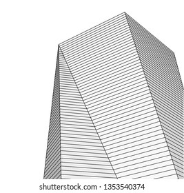 abstract architecture, vector background