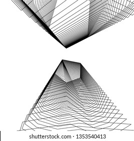 abstract architecture, vector background