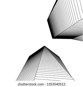 abstract architecture, vector background