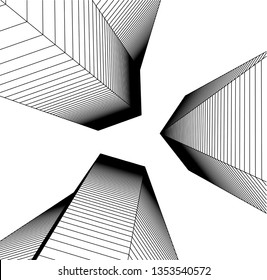 abstract architecture, vector background