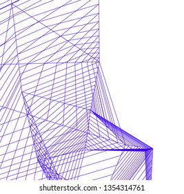 abstract architecture, vector background