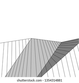abstract architecture, vector background