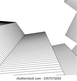 abstract architecture, vector background
