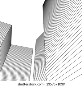 abstract architecture, vector background