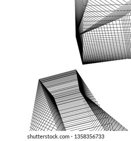 abstract architecture, vector background