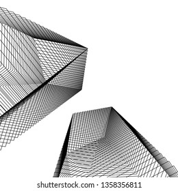 abstract architecture, vector background