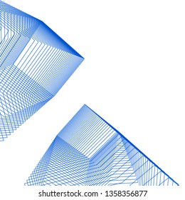 abstract architecture, vector background