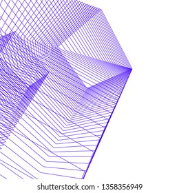 abstract architecture, vector background
