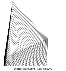 abstract architecture, vector background