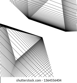 abstract architecture, vector background