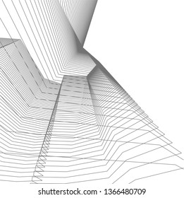 abstract architecture, vector background