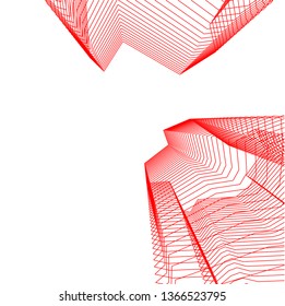 abstract architecture, vector background