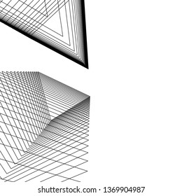 abstract architecture, vector background