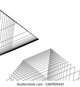 abstract architecture, vector background