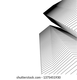 abstract architecture, vector background