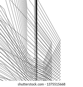 abstract architecture, vector background