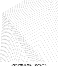 abstract architecture, vector background