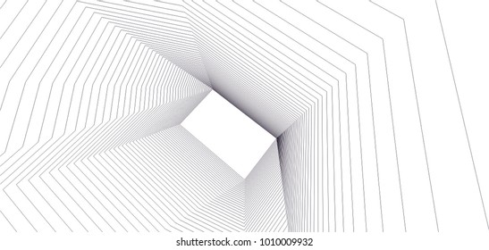 abstract architecture vector illustration