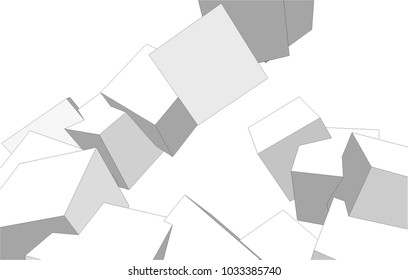 abstract architecture vector illustration