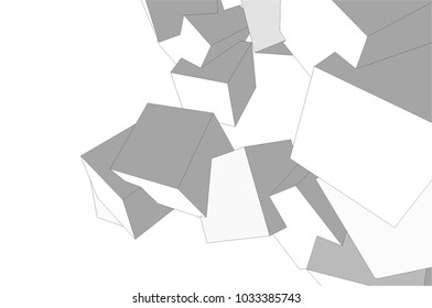 abstract architecture vector illustration