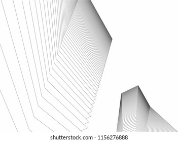 abstract architecture vector illustration