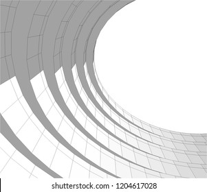 abstract architecture view