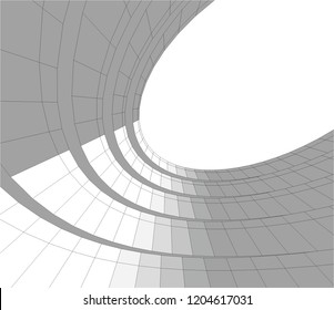 abstract architecture view