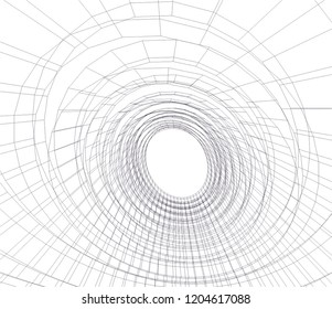 abstract architecture view