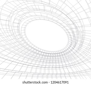 abstract architecture view