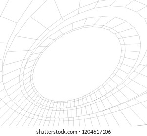 abstract architecture view