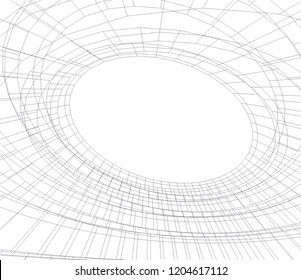 abstract architecture view