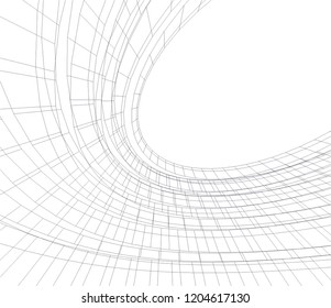 abstract architecture view