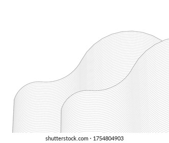 abstract architecture wave 3d graphics
