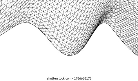 abstrakte Architektur, 3D-Grafik