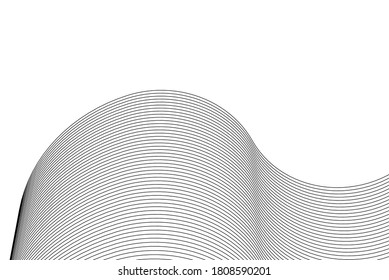 abstract architecture wave 3d graphics
